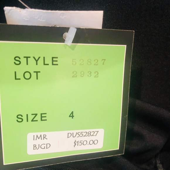 NWT BLACK BLING PARTY DRESS CRYSTALS BEDAZZLED - Picture 9 of 13